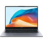 Ноутбук Huawei MateBook D 14 Core i5 12450H 16Gb SSD512Gb Intel UHD Graphics 14" IPS FHD (1920x1080) Windows 11 Home grey space WiFi BT Cam (53013XFP)