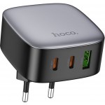 Сетевое зар./устр. Hoco CS33A 30W 3A+2.5A+2A+1.5A (PD+QC+AFC) USB/2xUSB Type-C универсальное черный