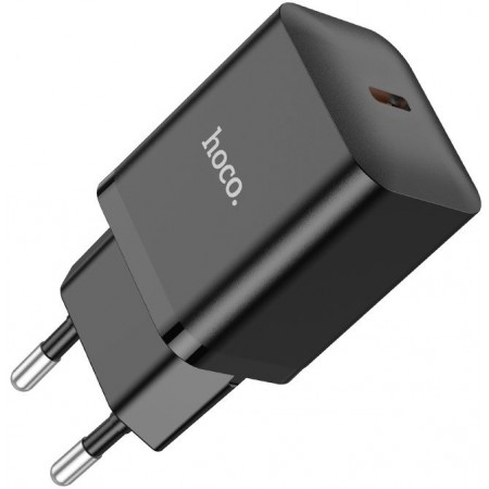 Сетевое зар./устр. Hoco N27 Black 20W 3A+2.22A+1.67A (PD+QC+AFC) USB-C универсальное черный