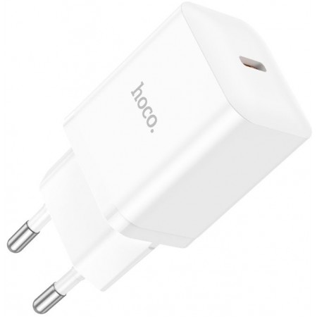 Сетевое зар./устр. Hoco N27 White 20W 3A+2.22A+1.67A (PD+QC+AFC) USB-C универсальное белый