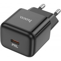 Сетевое зар./устр. Hoco N32 Glory Black 30W 3A+2A+1.5A (PD+QC+AFC) USB Type-C универсальное черный