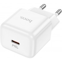 Сетевое зар./устр. Hoco N32 Glory White 30W 3A+2A+1.5A (PD+QC+AFC) USB Type-C универсальное белый