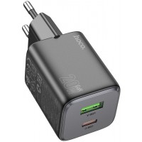 Сетевое зар./устр. Hoco N41 Almighty Black 20W 3A+2.22A+2A+1.67A+1.5A (PD+QC+AFC) USB/USB Type-C универсальное черный