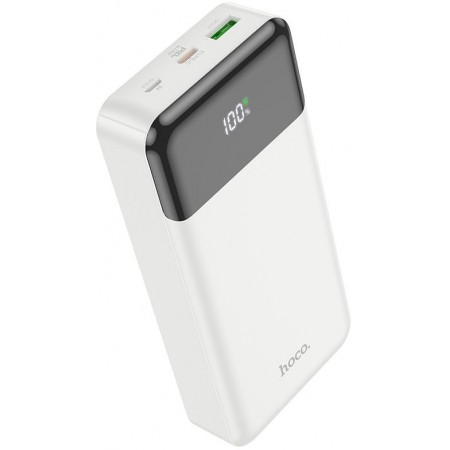 Мобильный аккумулятор Hoco J102A Cool figure 20000mAh QC/PD 20W 5A USB-A/USB-C белый (J102A COOL FIGURE WHITE)