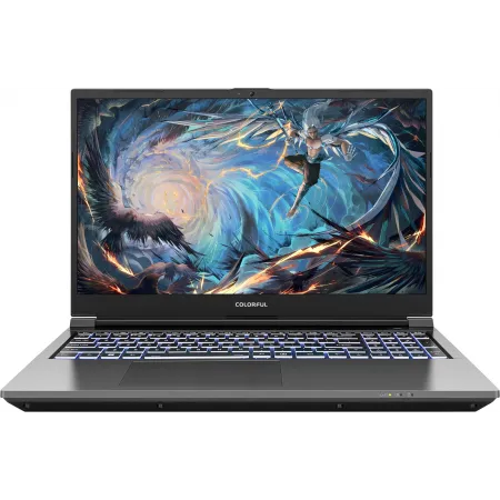 Ноутбук Сolorful Evol X15 AT 23 Core i5 12450H 16Gb SSD512Gb NVIDIA GeForce RTX4050 6Gb 15.6" IPS FHD (1920x1080) Windows 11 Home Multi Language 64 grey WiFi BT Cam (A10003400434)