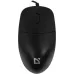 Мышь Defender Azora MB-241 черный оптическая 1200dpi silent USB 2but (52241)