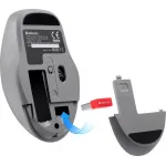 Мышь Defender Feam MM-296 бирюзовый оптическая 1600dpi silent беспров. USB 3but (52294)
