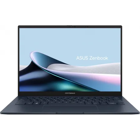 Ноутбук Asus Zenbook 14 OLED UX3405MA-QD489 Core Ultra 5 125H 16Gb SSD1Tb Intel Arc 14" OLED FHD+ (1920x1200) noOS blue WiFi BT Cam Bag (90NB11R1-M00ST0)