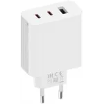 Сетевое зар./устр. Xiaomi 67W GaN Charger 2C1A EU 67W 6.1A (PD) 2хUSB-C/USB-A универсальное белый (BHR7493EU)