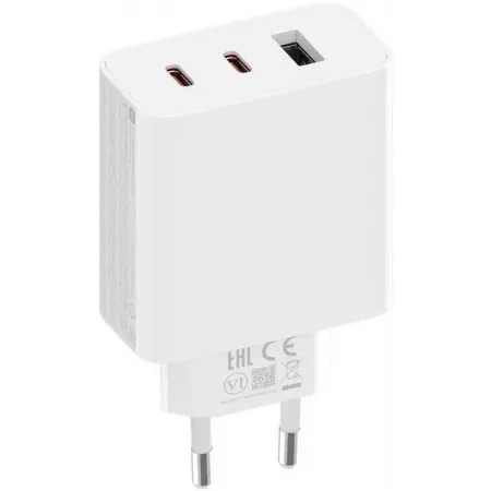 Сетевое зар./устр. Xiaomi 67W GaN Charger 2C1A EU 67W 6.1A (PD) 2хUSB-C/USB-A универсальное белый (BHR7493EU)