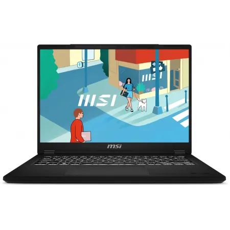 Ноутбук MSI Modern 14 H D13MG-090RU Core i5 13420H 16Gb SSD512Gb Intel UHD Graphics 14" IPS FHD+ (1920x1200) Windows 11 Professional black WiFi BT Cam (9S7-14L112-090)