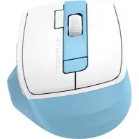 Мышь A4Tech Fstyler FG45CS Air2 голубой/белый оптическая 2000dpi silent беспров. USB для ноутбука 7but (FG45CS AIR2 USB (ICY BLUE))