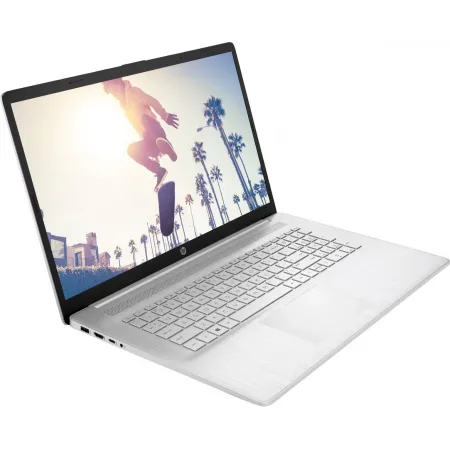 Ноутбук HP 17-cn3158mg Core i5 1334U 16Gb SSD512Gb Intel Iris Xe graphics 17.3" IPS FHD (1920x1080) Windows 11 Home silver WiFi BT Cam (9Q9J8EA)