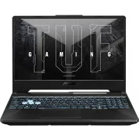 Ноутбук Asus TUF Gaming A15 FA506NF-HN060 Ryzen 5 7535HS 16Gb SSD512Gb NVIDIA GeForce RTX 2050 4Gb 15.6" IPS FHD (1920x1080) noOS black WiFi BT Cam (90NR0JE7-M00550)