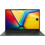 Ноутбук Asus Vivobook S 15 OLED K5504VA-MA400 Core i7 13700H 16Gb SSD1Tb Intel Iris Xe graphics 15.6" OLED 2.8K (2880x1620) noOS black WiFi BT Cam (90NB0ZK2-M00P50)