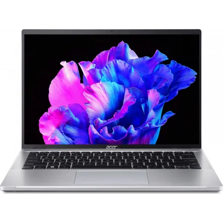Ноутбук Acer Swift Go 14 SFG14-71 Core i7 13620H 16Gb SSD1Tb Intel UHD Graphics 14" OLED 2.8K (2880x1800) Windows 11 Home silver WiFi BT Cam (_NX.KLQCD.002)