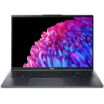 Ноутбук Acer Swift Go 16 SFG16-72-790F Core Ultra 7 155H 16Gb SSD1Tb Intel Arc 16" IPS WQXGA (2560x1600) Windows 11 Home metall WiFi BT Cam (NX.KUBCD.001)