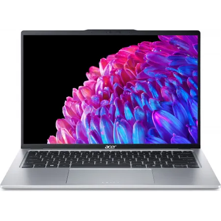 Ноутбук Acer Swift Go 14 SFG14-73-70EH Core Ultra 7 155H 16Gb SSD1Tb Intel Arc 14" OLED 2.8K (2880x1800) Windows 11 Home silver WiFi BT Cam (NX.KSGCD.002)