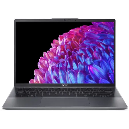 Ноутбук Acer Swift Go 14 SFG14-63-R57X Ryzen 7 8845HS 16Gb SSD1Tb AMD Radeon 14" OLED 2.8K (2880x1800) Windows 11 Home metall WiFi BT Cam (NX.KTSCD.003)