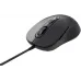 Мышь Оклик 211M черный оптическая 2400dpi USB для ноутбука 6but