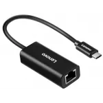 Адаптер для ноутбука Lenovo ThinkPad LX0804 черный USB-C to Ethernet Adapter