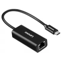 Адаптер для ноутбука Lenovo ThinkPad LX0804 черный USB-C to Ethernet Adapter