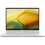 Ноутбук Asus Zenbook 14 UX3402VA-KP697 Core i5 13500H 16Gb SSD512Gb Intel Iris Xe graphics 14" IPS WQXGA (2560x1600) noOS silver WiFi BT Cam Bag (90NB10G6-M014Z0)