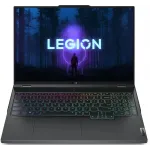 Ноутбук Lenovo Legion Pro 5 16ARX8 Ryzen 7 7745HX 16Gb SSD1Tb NVIDIA GeForce RTX4060 8Gb 16" IPS WQXGA (2560x1600) noOS dk.grey WiFi BT Cam (82WM00FYRK)