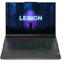 Ноутбук Lenovo Legion Pro 5 16ARX8 Ryzen 5 7645HX 16Gb SSD1Tb NVIDIA GeForce RTX4050 6Gb 16" IPS WQXGA (2560x1600) noOS dk.grey WiFi BT Cam (82WM00FWRK)
