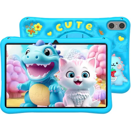 Планшет Teclast P30T Kids A523 (1.8) 8C RAM4Gb ROM64Gb 10.1" IPS 1280x800 Android 14 синий 5Mpix 2Mpix BT WiFi microSD 256Gb 6000mAh 10hr