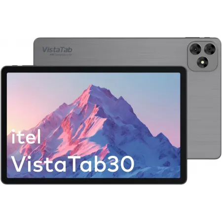 Планшет Itel VistaTab 30 SM-X816B T606 (1.6) 8C RAM4Gb ROM128Gb 10.95" IPS 1920x1200 4G 2Sim Android 14 серый 8Mpix 5Mpix BT WiFi microSD 512Gb 7000mAh