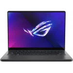 Ноутбук Asus ROG Zephyrus G14 GA403UV-QS096 Ryzen 9 8945HS 16Gb SSD512Gb NVIDIA GeForce RTX4060 8Gb 14" OLED 3K (2880x1800) noOS grey WiFi BT Cam (90NR0I01-M005B0)