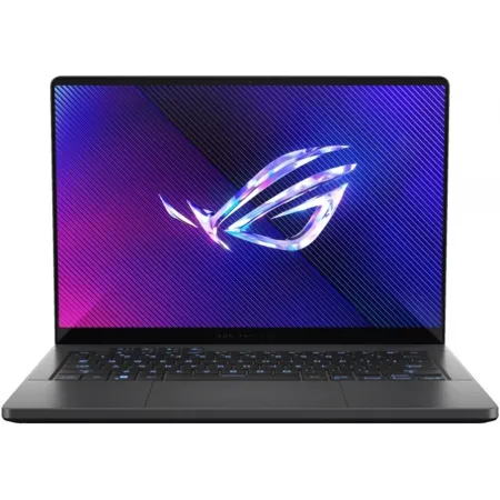 Ноутбук Asus ROG Zephyrus G14 GA403UV-QS096 Ryzen 9 8945HS 16Gb SSD512Gb NVIDIA GeForce RTX4060 8Gb 14" OLED 3K (2880x1800) noOS grey WiFi BT Cam (90NR0I01-M005B0)