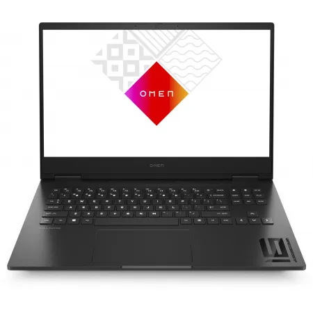 Ноутбук HP Omen 16-wd0028ci Core i7 13700H 16Gb SSD512Gb NVIDIA GeForce RTX4050 6Gb 16.1" IPS FHD (1920x1080) Free DOS black WiFi BT Cam (A1WE7EA)