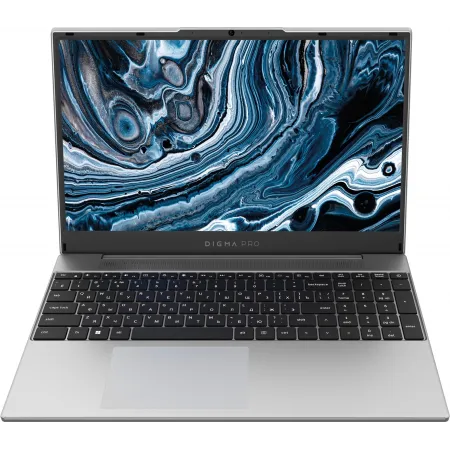 Ноутбук Digma Pro Breve Ryzen 5 Pro 5675U 16Gb SSD512Gb AMD Radeon 15.6" IPS FHD (1920x1080) Windows 11 Professional silver WiFi BT Cam 4500mAh (DN15R5-ADXW08)