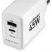 Сетевое зар./устр. Digma Pro DPW4A 45W 3A (PD+QC) USB-C/USB-A универсальное белый (DPW4A5GX11WH)