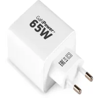 Сетевое зар./устр. Digma Pro DPW6B 65W 3.25A (PD+QC) 2хUSB-C/USB-A универсальное белый (DPW6B5GX12WH) Сетевое зар./устр. Digma Pro DPW6B 65W 3.25A (PD+QC) 2хUSB-C/USB-A универсальное белый (DPW6B5GX12WH)