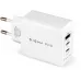 Сетевое зар./устр. Digma Pro DPW6B 65W 3.25A (PD+QC) 2хUSB-C/USB-A универсальное белый (DPW6B5GX12WH)