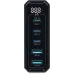 Настольное зар./устр. Digma Pro DPW10A 140W 5A (PD+QC) 3хUSB-C/2xUSB-A универсальное черный (DPW1A4G024BK)