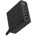 Настольное зар./устр. Digma Pro DPW10A 140W 5A (PD+QC) 3хUSB-C/2xUSB-A универсальное черный (DPW1A4G024BK)