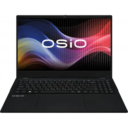 Ноутбук Osio BaseLine B150i-004b N-series N100 8Gb SSD256Gb Intel UHD Graphics 15.6" IPS FHD (1920x1080) Windows 11 Home black WiFi BT Cam 5000mAh