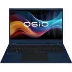 Ноутбук Osio BaseLine B150i-005c N-series N100 8Gb SSD512Gb Intel UHD Graphics 15.6" IPS FHD (1920x1080) noOS blue WiFi BT Cam 5000mAh