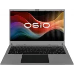 Ноутбук Osio BaseLine B150i-009s N-series N200 8Gb SSD512Gb Intel UHD Graphics 15.6" IPS FHD (1920x1080) без ОС silver WiFi BT Cam 5000mAh
