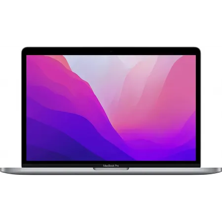Ноутбук Apple MacBook Pro A2338 M2 8 core 8Gb SSD256Gb/10 core GPU 13.3" IPS (2560x1600) macOS grey space WiFi BT Cam (MNEH3HN/A)