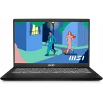 Ноутбук MSI Modern 15 B12MO-826XRO Core i5 1235U 8Gb SSD512Gb Intel Iris Xe graphics 15.6" IPS FHD (1920x1080) noOS black WiFi BT Cam (9S7-15H112-826)