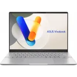 Ноутбук Asus VivoBook S14 OLED M5406WA-PP086W Ryzen AI 9 HX 370 32Gb SSD1Tb AMD Radeon 890M 14" OLED 3K (2880x1800) noOS silver WiFi BT Cam (90NB14P1-M004N0)