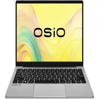 Ноутбук Osio FocusLine F140i-005 Core i3 1215U 8Gb SSD512Gb Intel UHD Graphics 14" IPS FHD (1920x1080) Windows 11 Home grey WiFi BT Cam 6000mAh