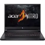 Ноутбук Acer Nitro V 16 ANV16-41-R22R Ryzen 5 8645HS 16Gb SSD512Gb NVIDIA GeForce RTX4050 6Gb 16" IPS WUXGA (1920x1200) без ОС black WiFi BT Cam (NH.QRVCD.003)