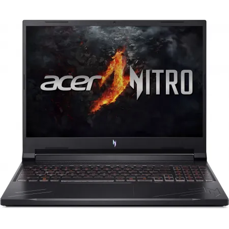 Ноутбук Acer Nitro V 16 ANV16-41-R22R Ryzen 5 8645HS 16Gb SSD512Gb NVIDIA GeForce RTX4050 6Gb 16" IPS WUXGA (1920x1200) без ОС black WiFi BT Cam (NH.QRVCD.003)