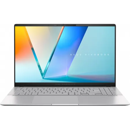 Ноутбук Asus Vivobook S 15 OLED S5507QA-MA013W Snapdragon X Plus X1P-42-100 16Gb SSD1Tb Qualcomm Adreno 15.6" OLED 3K (2880x1620) Windows 11 Home silver WiFi BT Cam (90NB14Q2-M00B40)